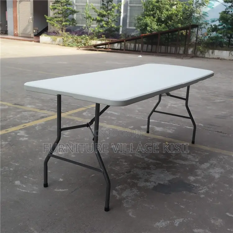 Home Furniture; 1.2M White Foldable Outdoor Table