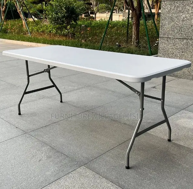 Home Furniture; 1.2M White Foldable Outdoor Table