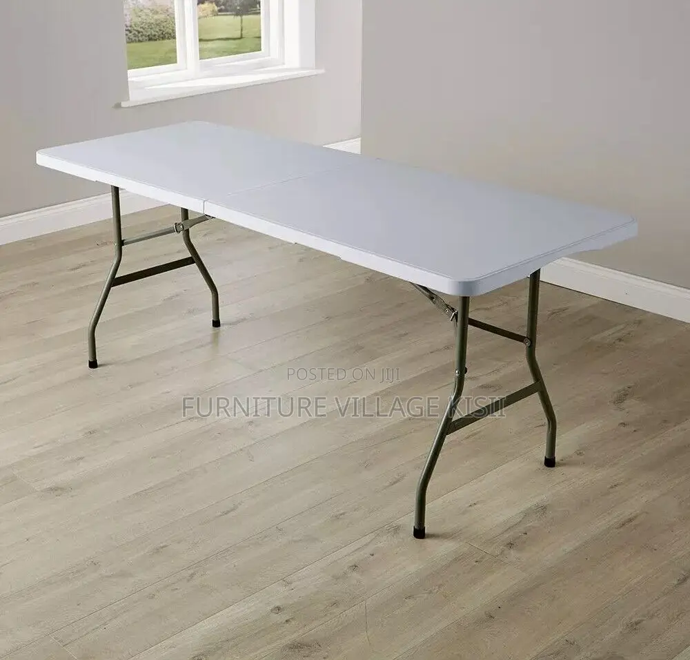 Home Furniture; 1.2M White Foldable Outdoor Table