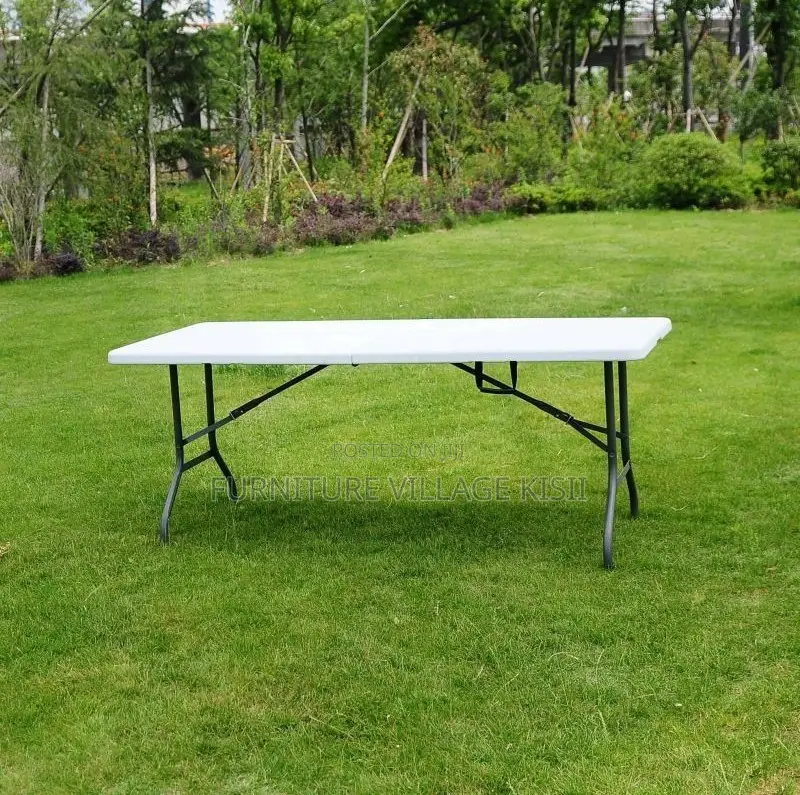 Home Furniture; 1.2M White Foldable Outdoor Table