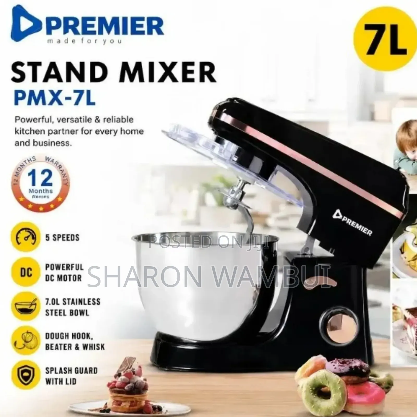 New Premier 7L Stand Mixer/7l Premier Stand Mixer