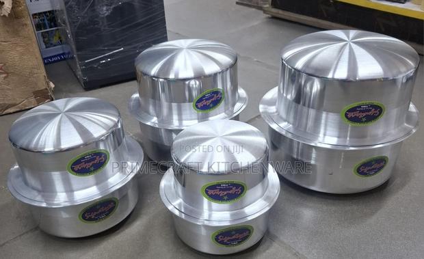 8 PCS Signature Aluminum Sufuria