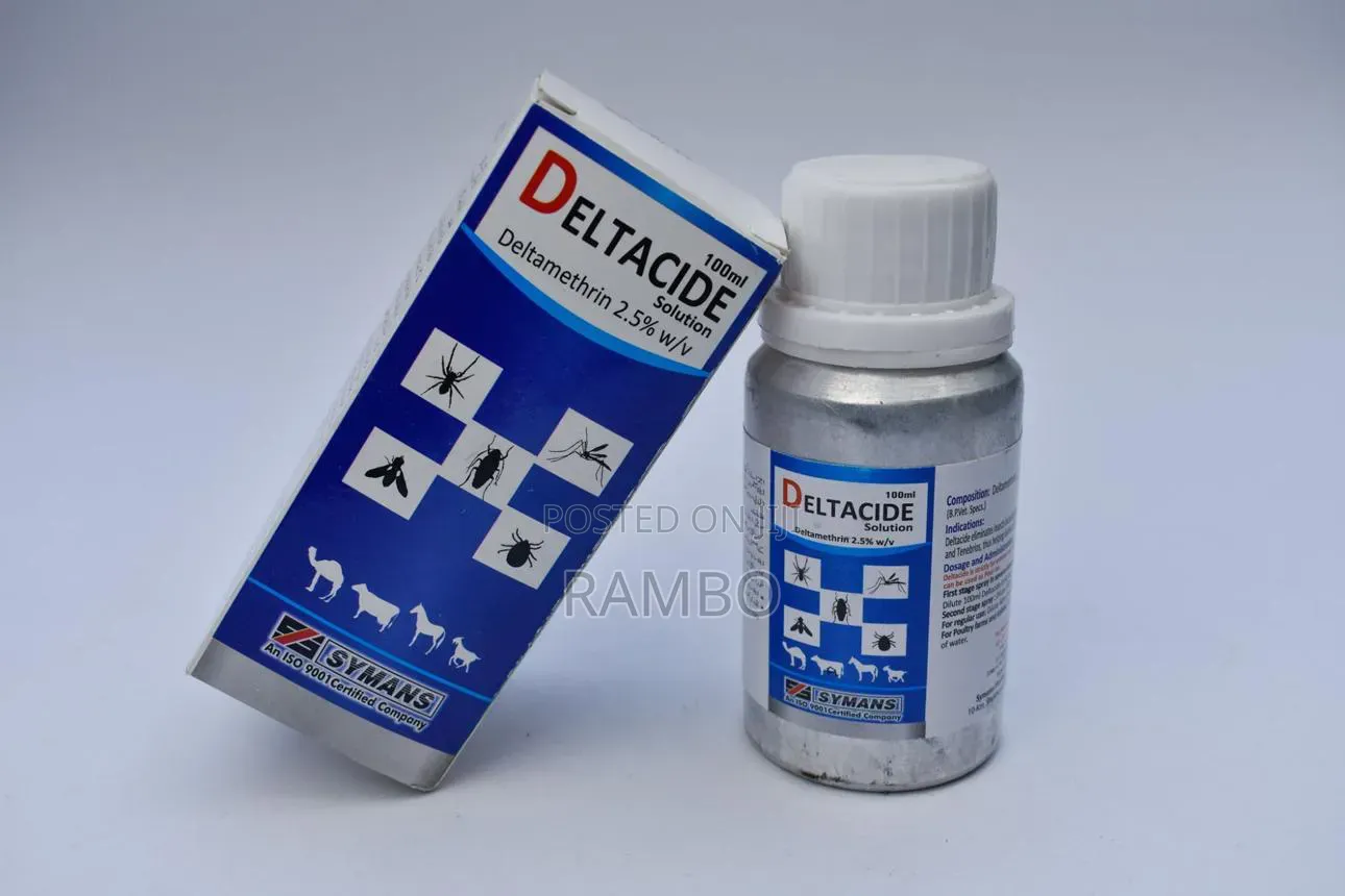 Deltamethrin 100ml | Tick Mite Control | Veterinary Acaricide Kenya