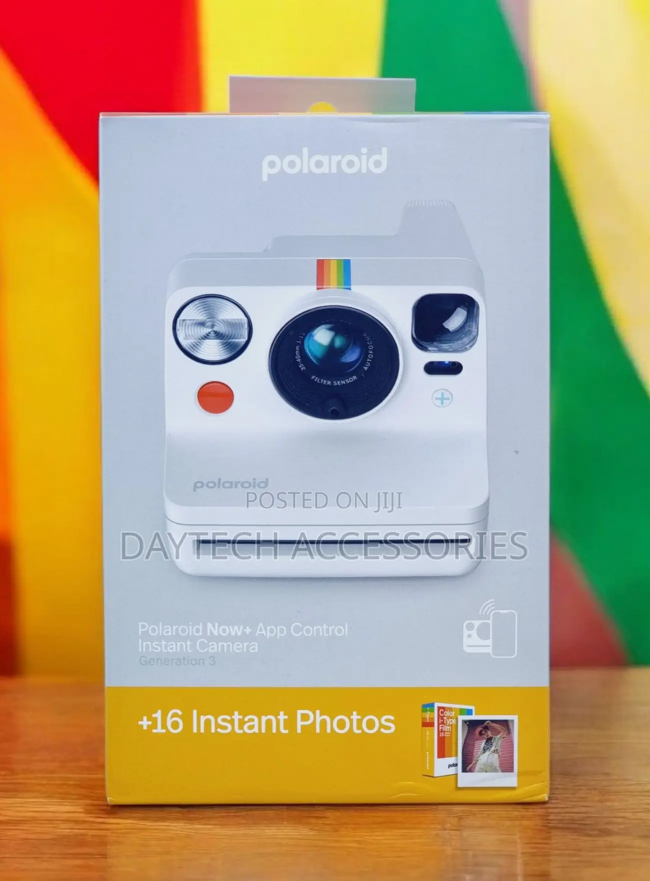 Polaroid Now+ Generation 3 I-Type Instant Camera Starter Set – White