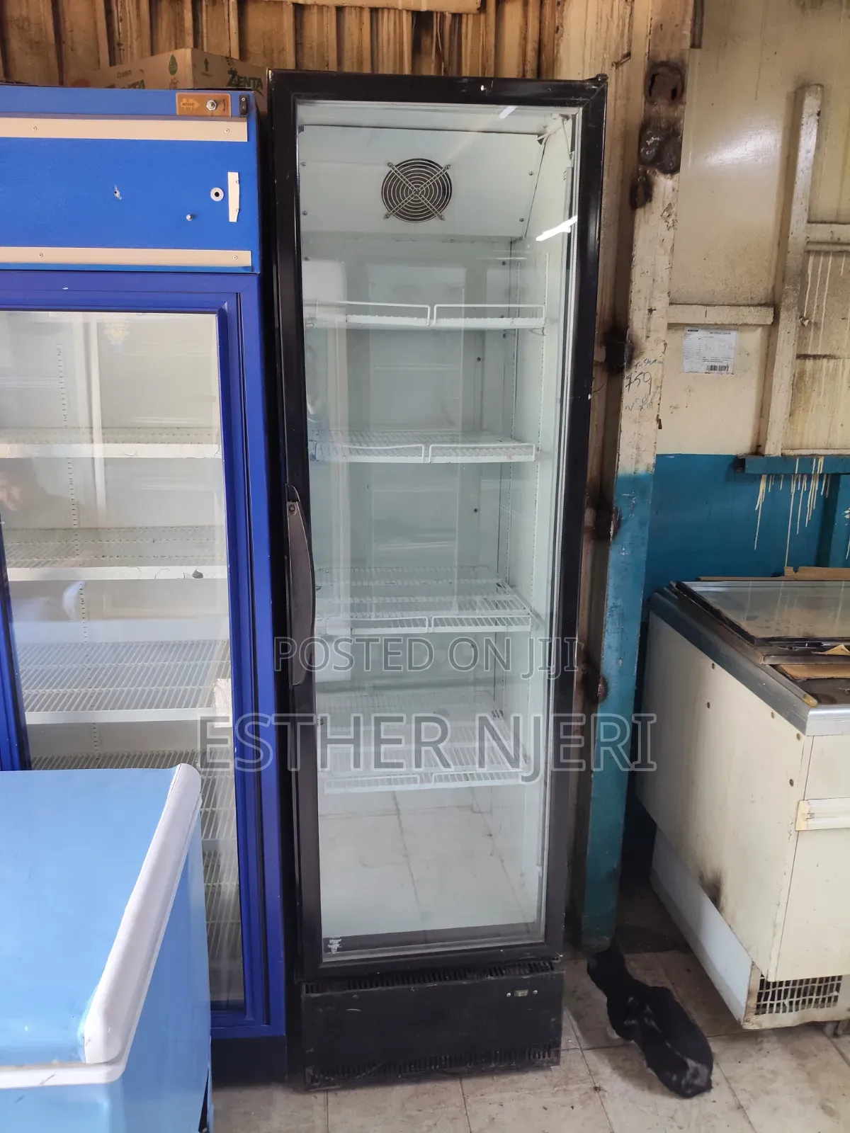 Black Display Counter Fridge 5 Trays