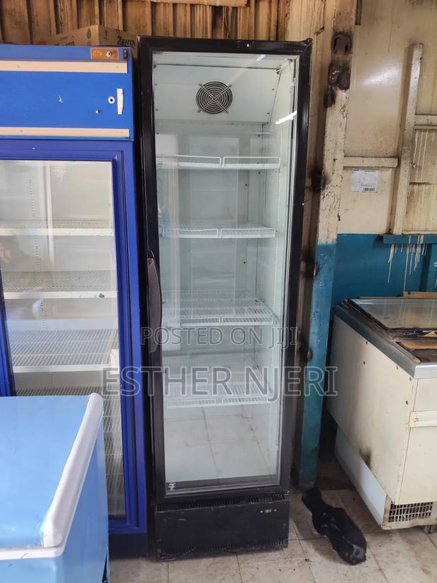 Black Display Counter Fridge 5 Trays - main view
