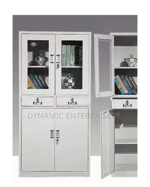 Multi-Tier Lockable Metallic Office Storage and Filing Cabinet