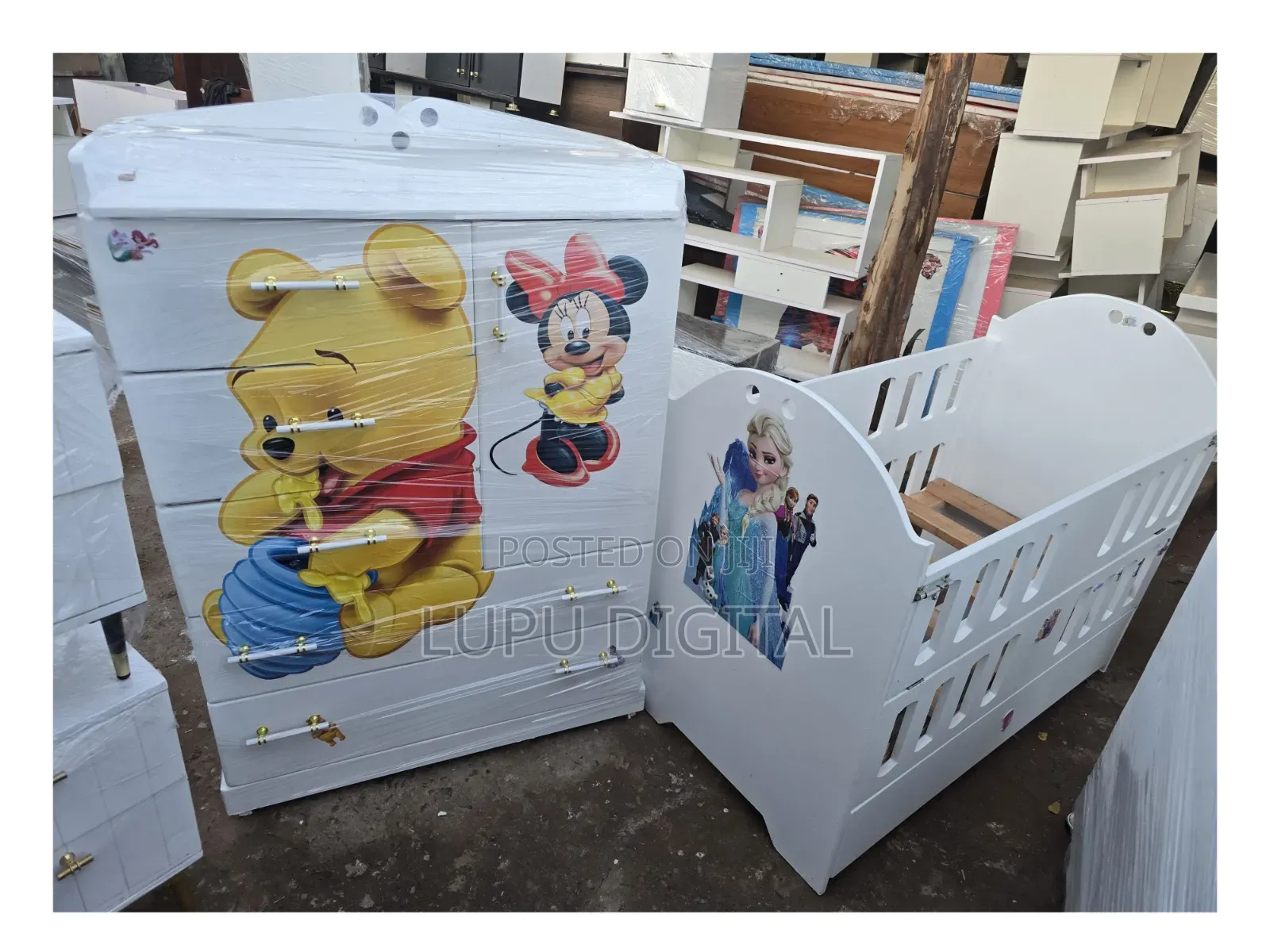 New Born Baby Coat /Bed With Wooden Wardrobe
