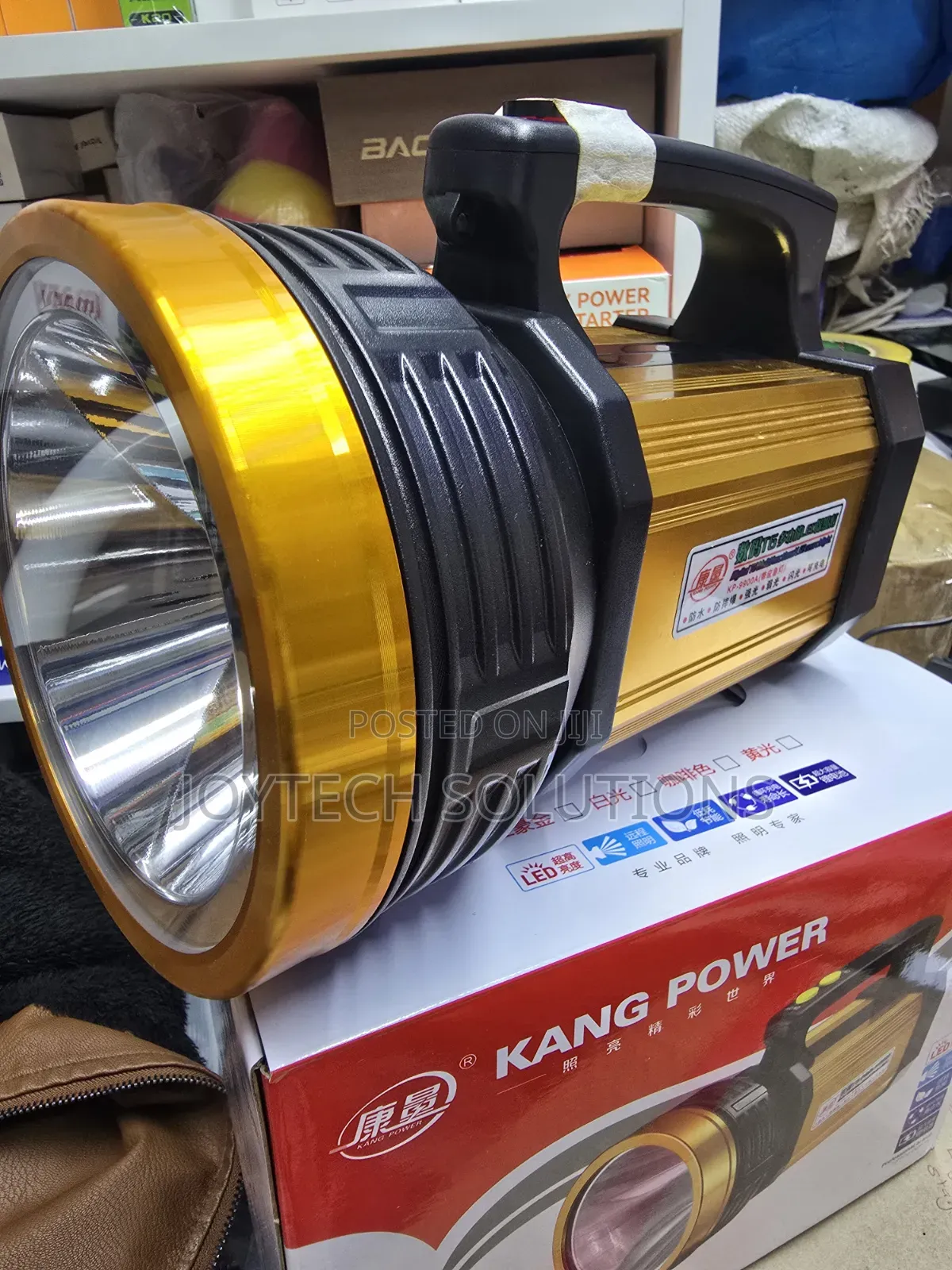 Heavy Duty 2KM Rechargeable LED Flashlight – Long Range