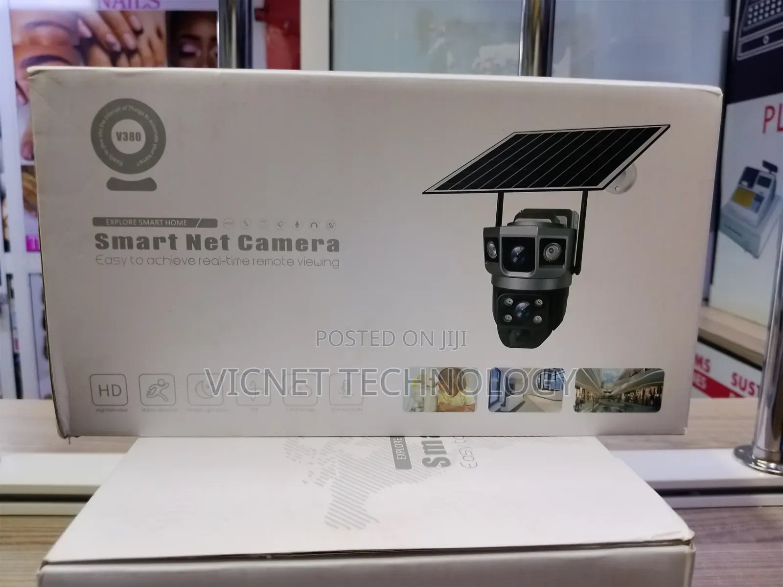 4g Solar CCTV Camera With Dual Lens and Audio