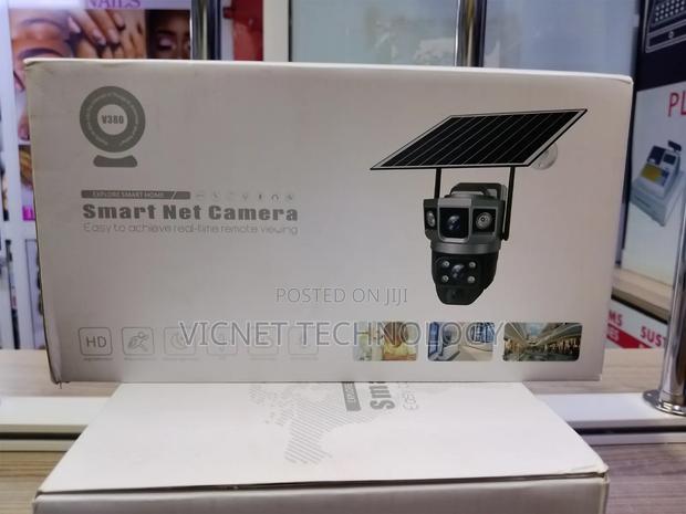 4g Solar CCTV Camera With Dual Lens and Audio