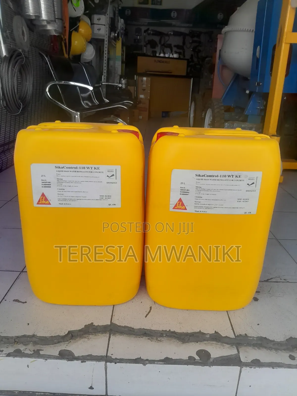 25kgs (Sika Control 110WT KE)