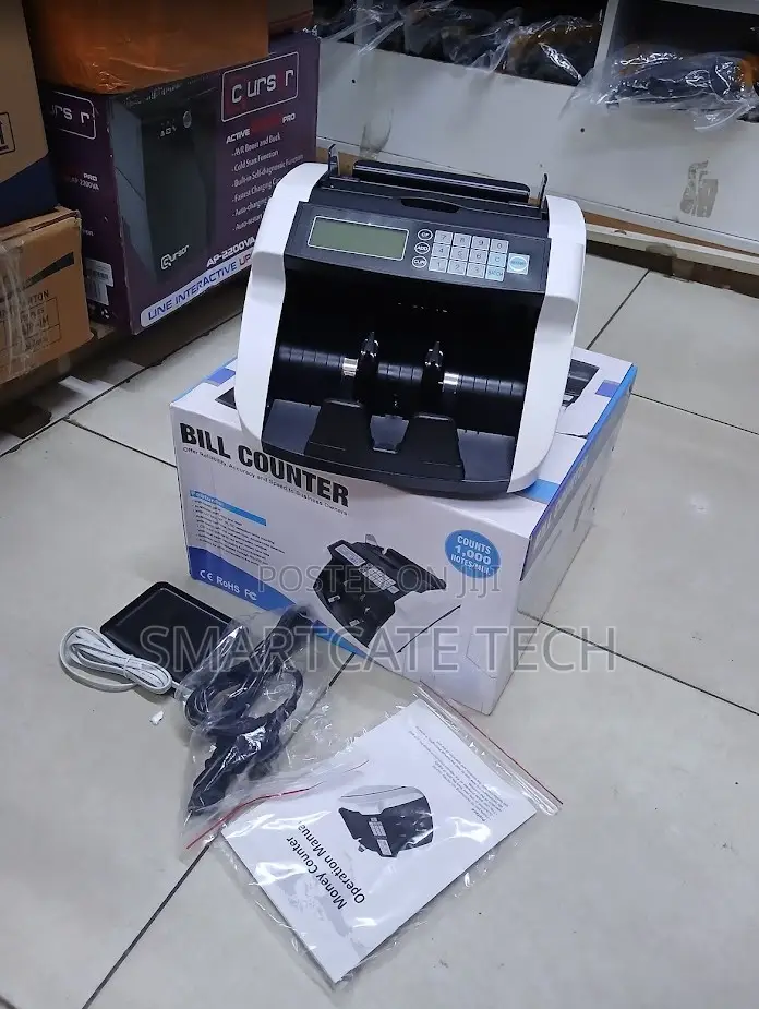 Digital Cash Counting Machine With Fake Currency Detector