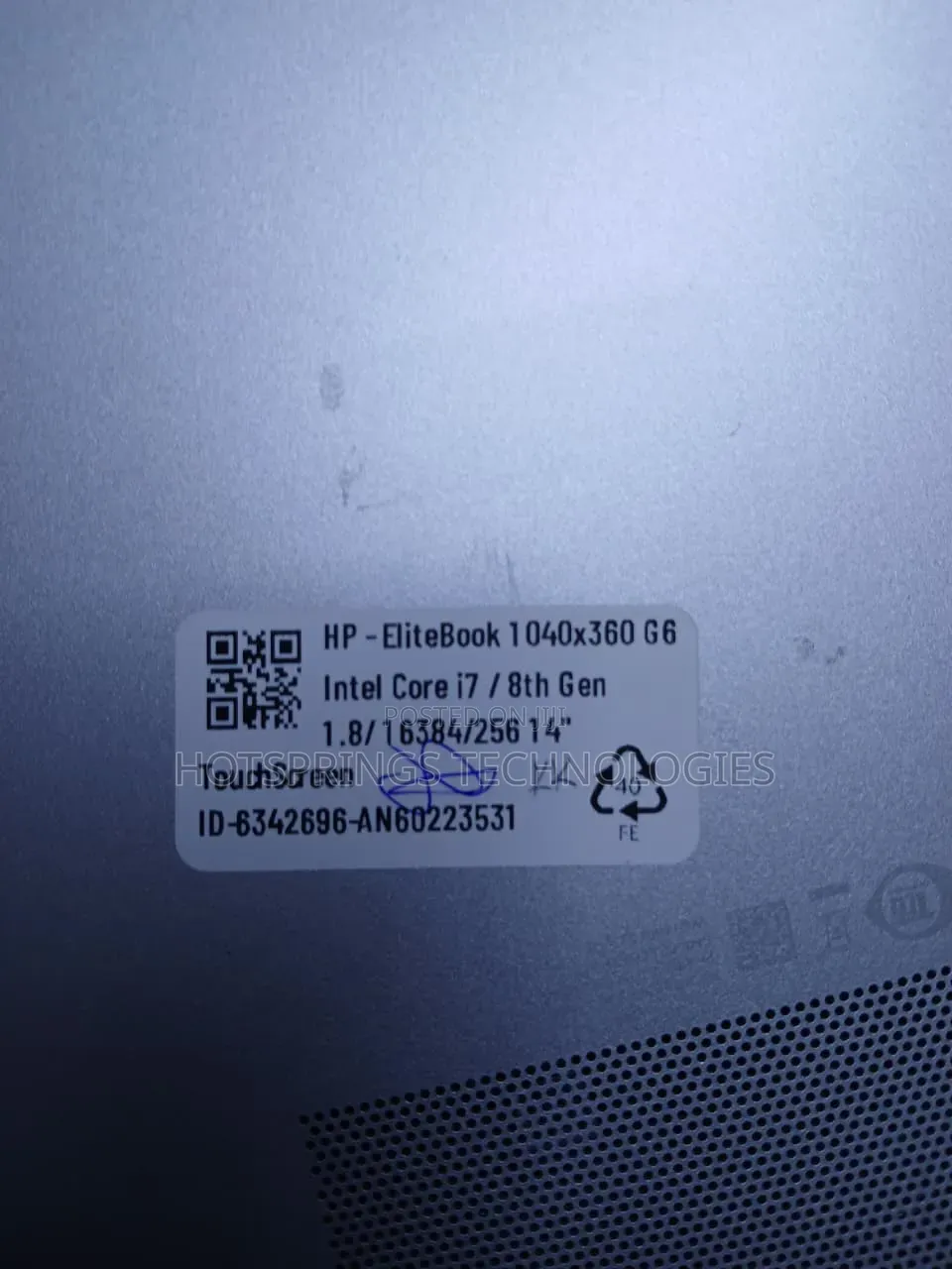Laptop HP EliteBook 1040 G6 16GB Intel Core i7 SSD 256GB
