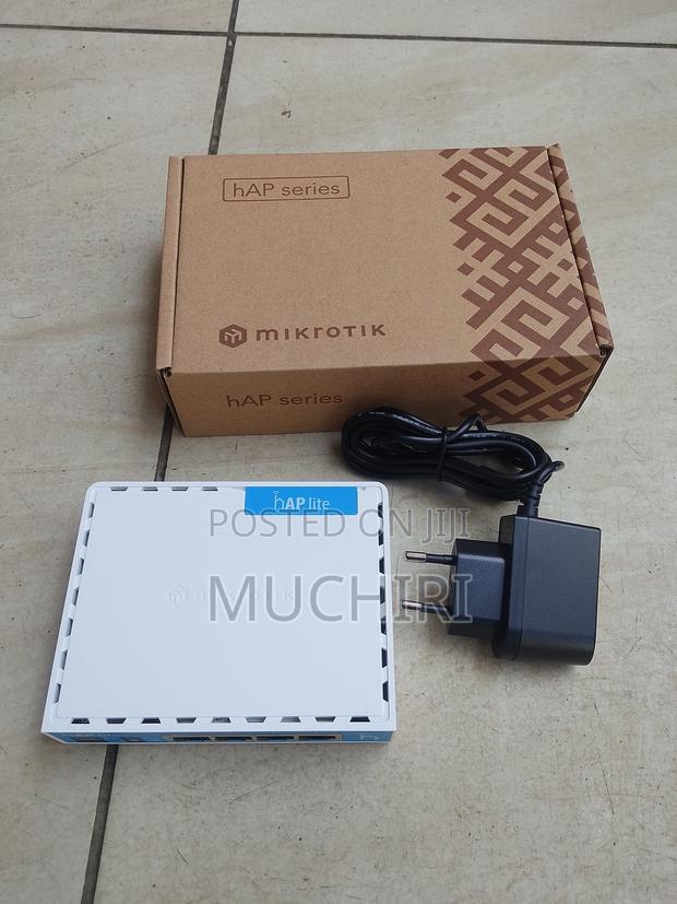 MikroTik hAP Lite 2.4GHz WiFi Network Device Router - main view