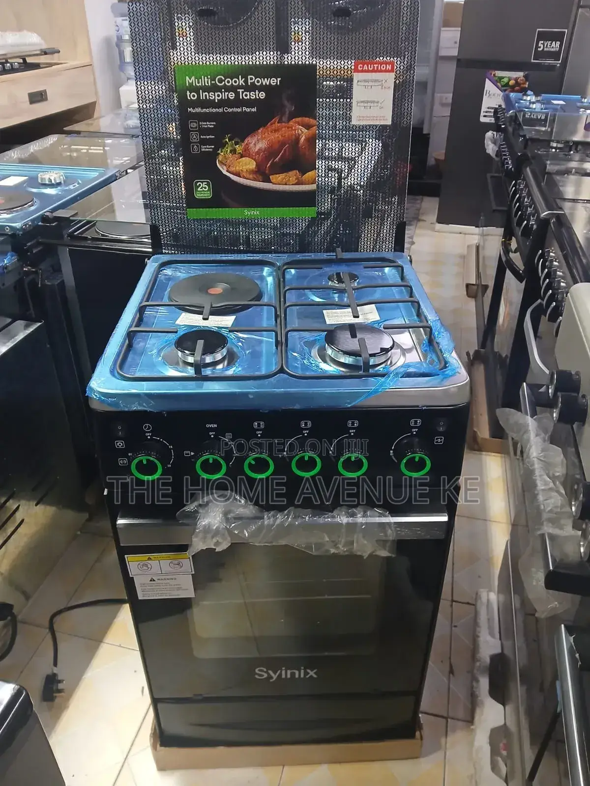 Syinix 50by55 3+1 Standing Cooker