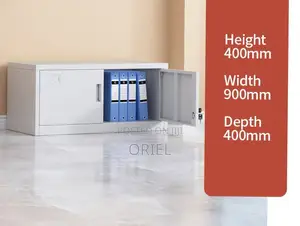 Modern Office Storage Cabinet : Metallic Office File Cabinet
