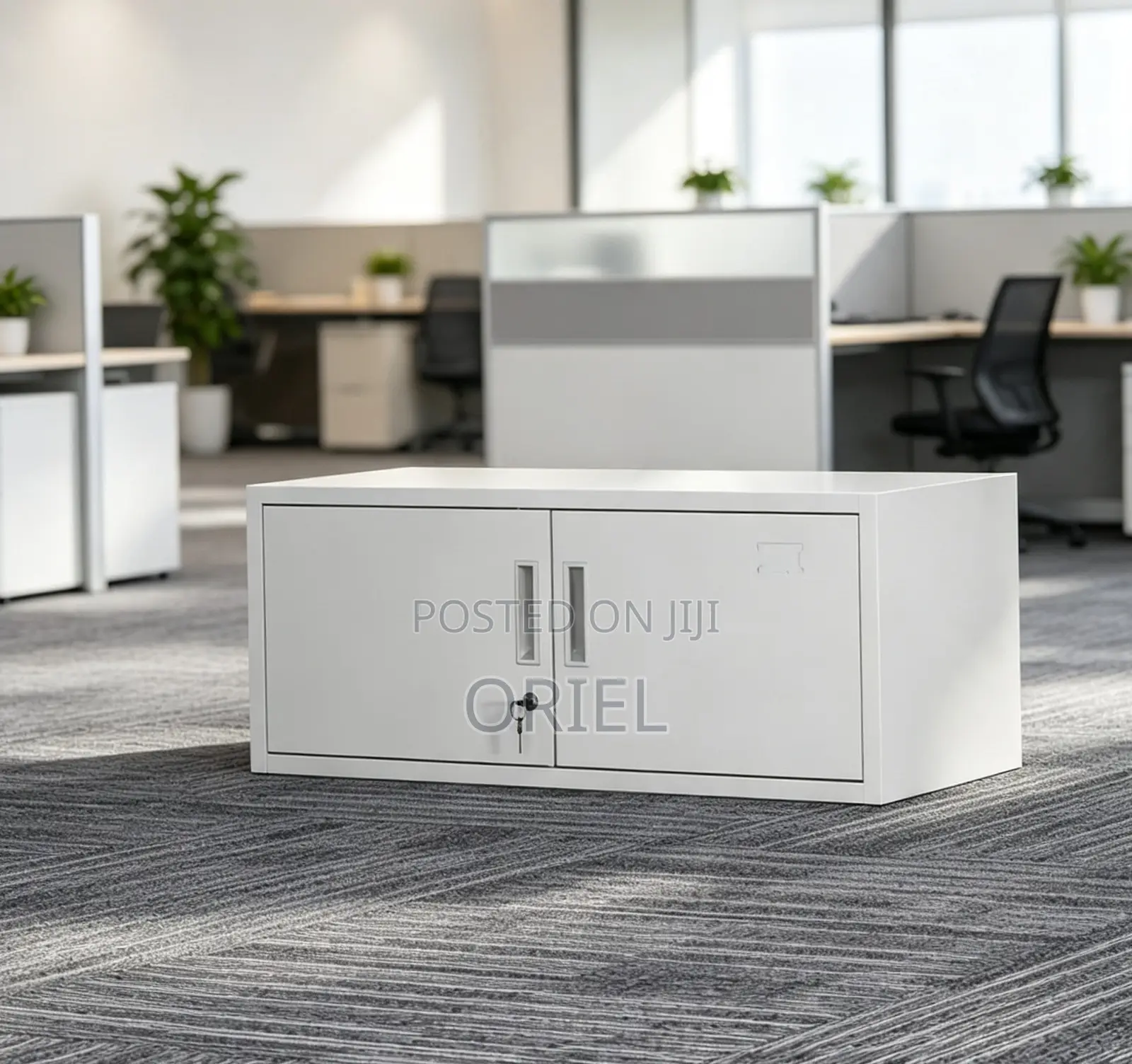 Modern Office Storage Cabinet : Metallic Office File Cabinet