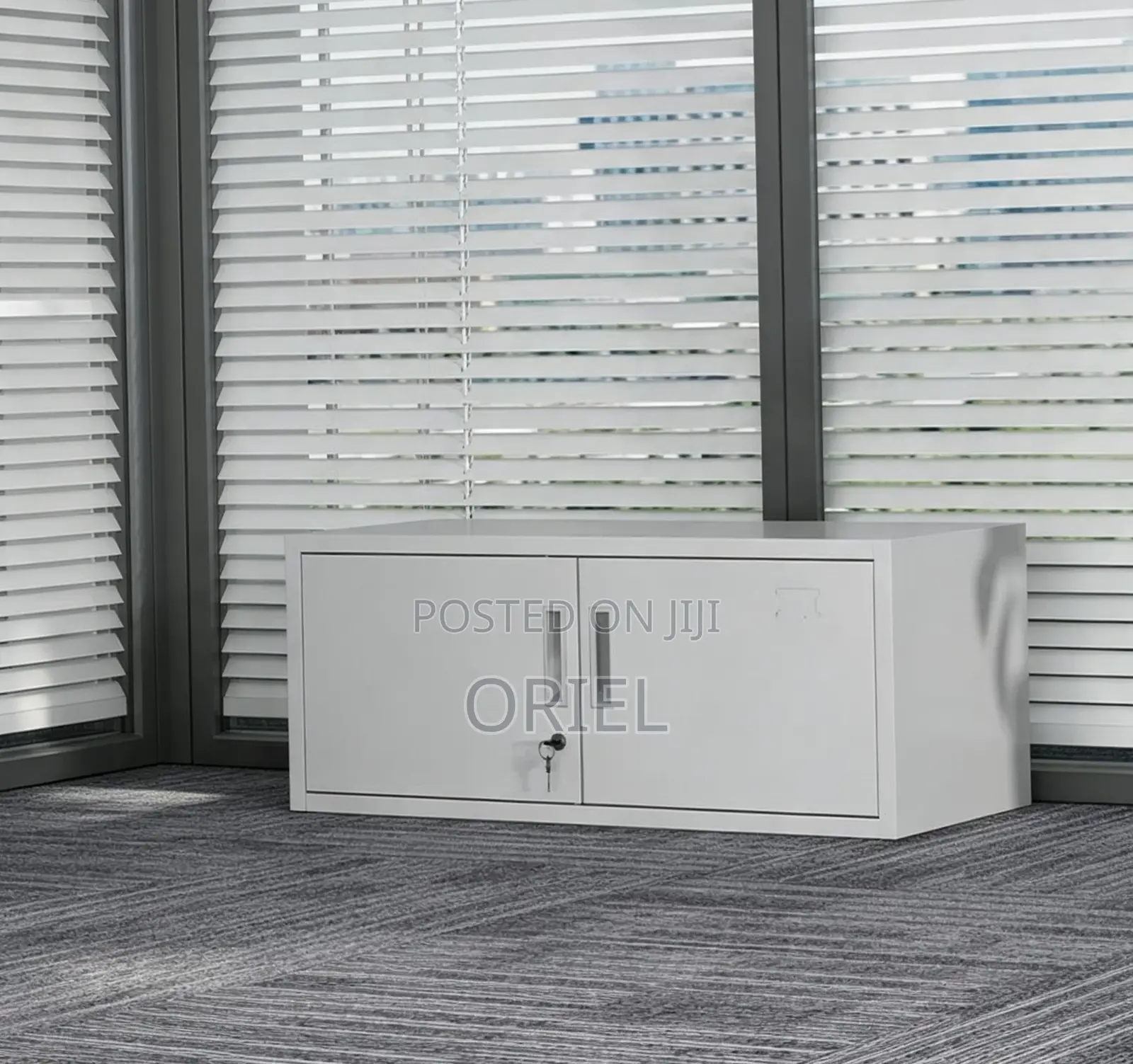 Modern Office Storage Cabinet : Metallic Office File Cabinet