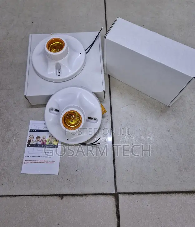 1080P WiFi Bulb Socket Security Camera – HD Indoor Hidden CCTV