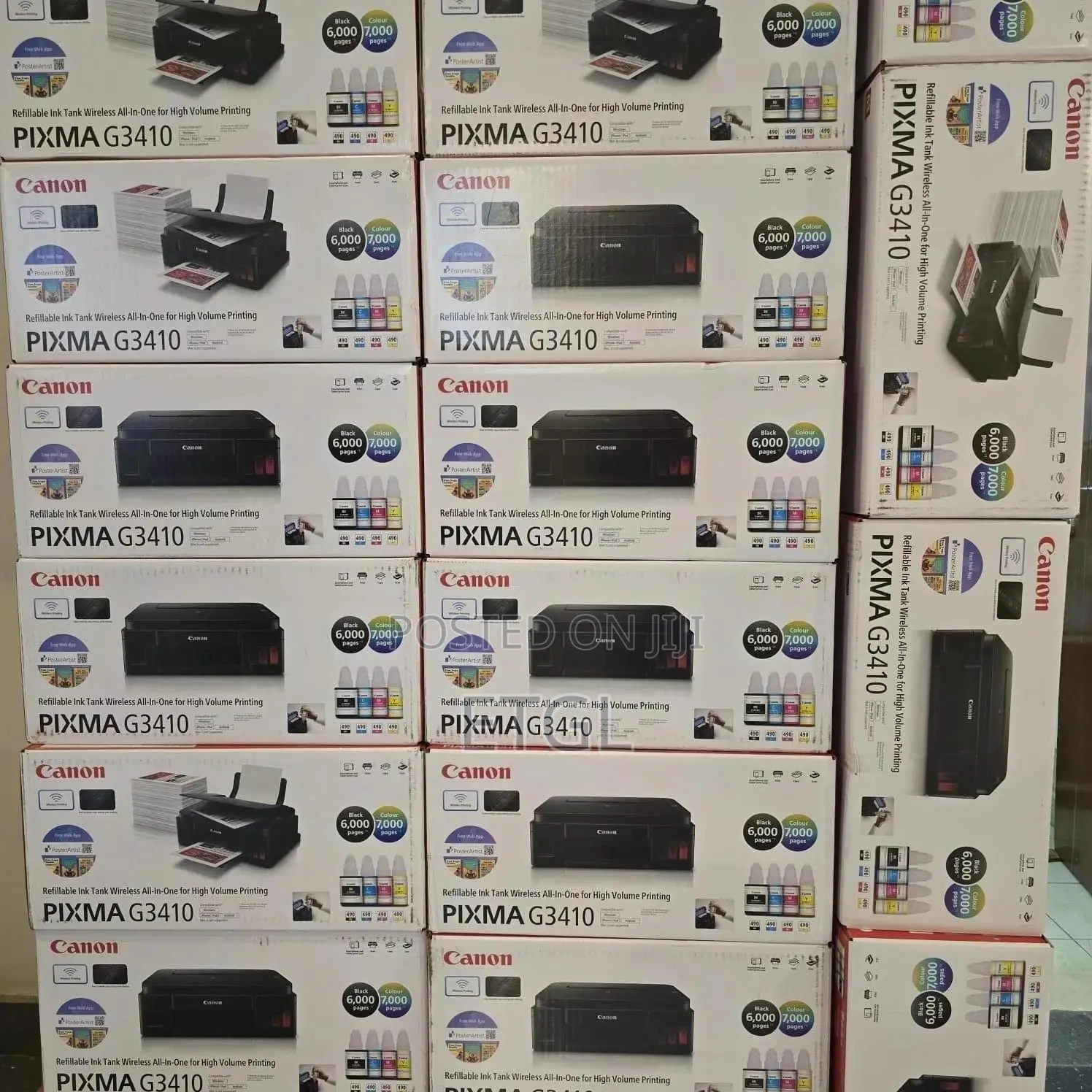 Canon Pixma G3410, Wi-Fi, All-in-One Inkjet Printer