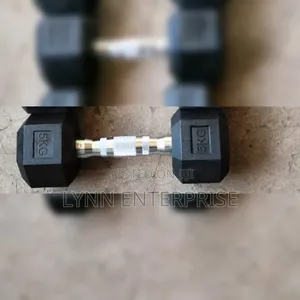 Hexagonal Lifters Single Hand 5kgs Dumbbell