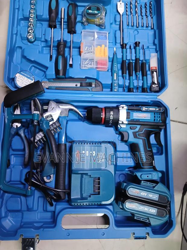 48v Cordless Drill and Tool Kit - main view