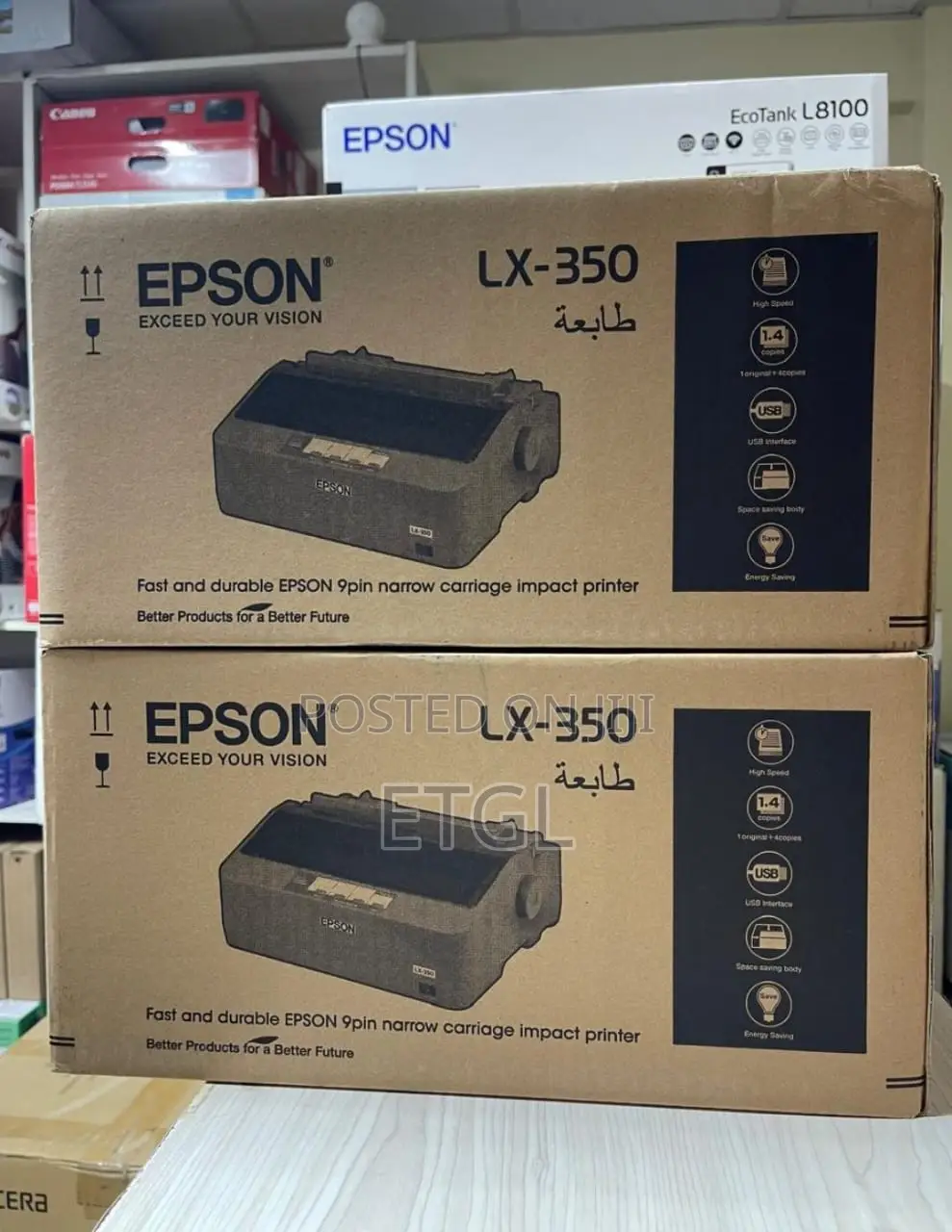 Epson Lx-350 Impact Dot Matrix Printer