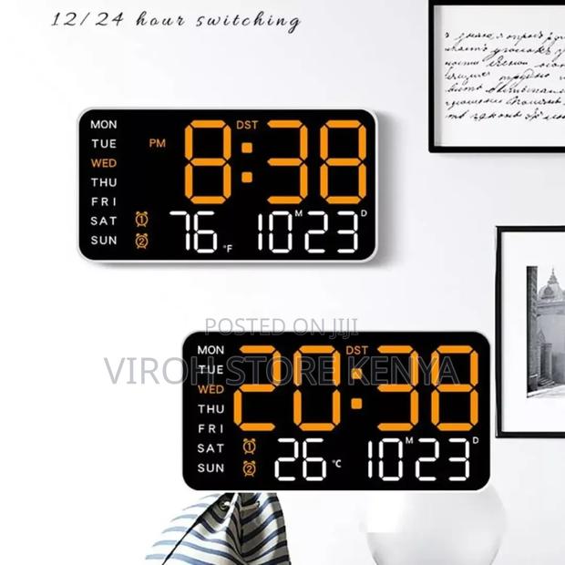 Digital Led Wall Clock
