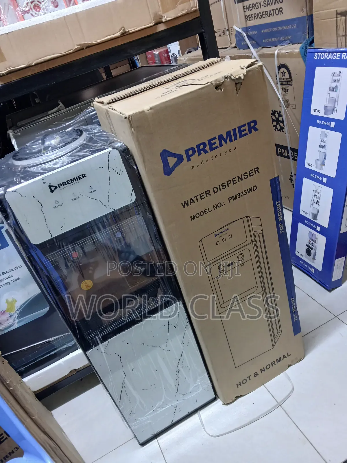 Premier PM333WD Water Dispenser | Hot Normal | Top Load