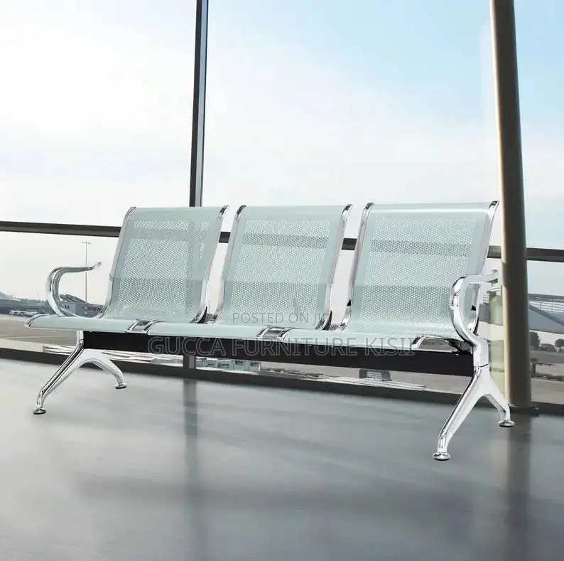 Bench; Heavy Duty Steel Unpadded Visitor Bench