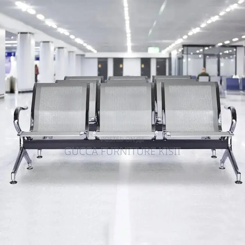 Bench; Heavy Duty Steel Unpadded Visitor Bench