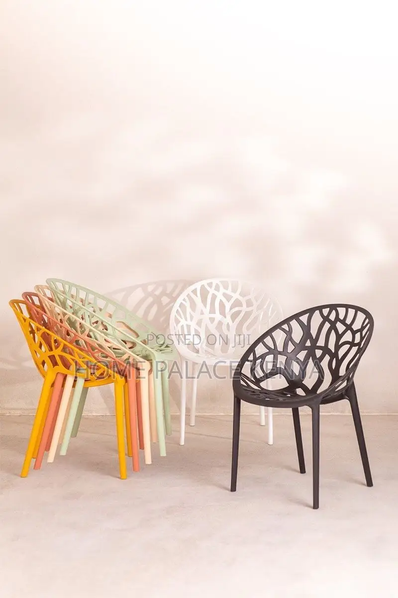 Dining Chair; Premium Plastic Dining Chair for Modern Home Interiors