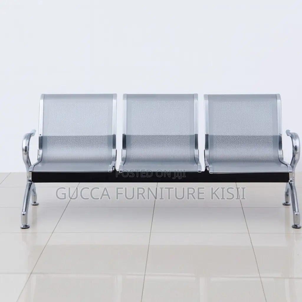 Bench; Heavy Duty Steel Unpadded Visitor Bench