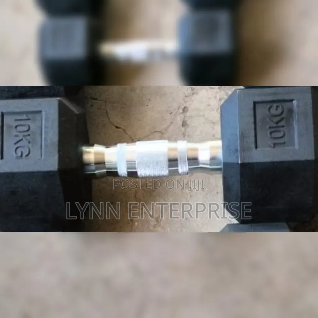 10kgs Hexagonal Lifters Single Hand 10kgs Dumbbell