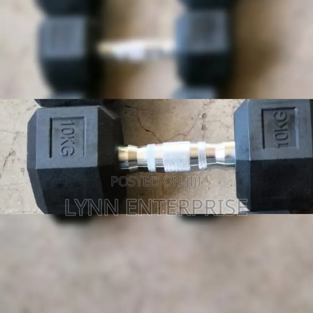 10kgs Hexagonal Lifters Single Hand 10kgs Dumbbell