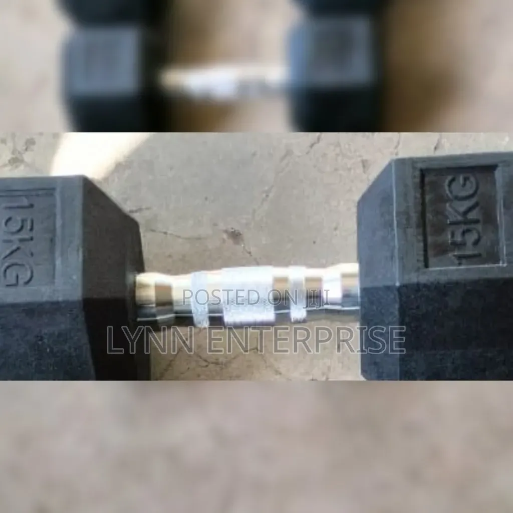 15kgs Hexagonal Lifters Single Hand 15kgs Dumbbell
