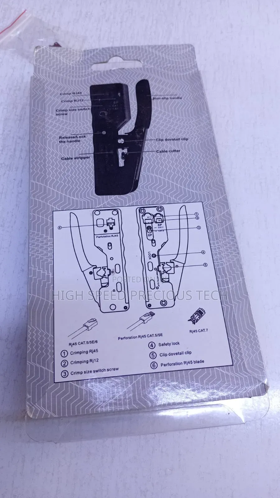 Passthrough Crimpingtool Cat6,cat7