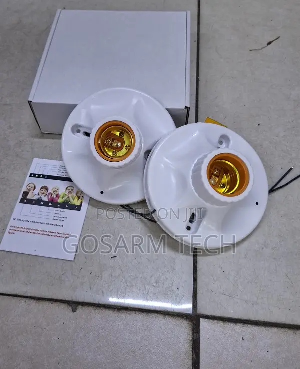 Indoor WiFi Bulb Holder Spy CCTV Camera – Full HD