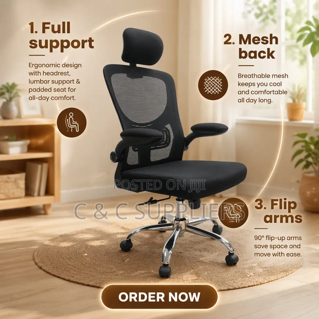 Swivel Mesh Desk Chair.