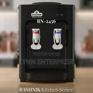 Black Table Top Hot and Normal Water Dispenser
 