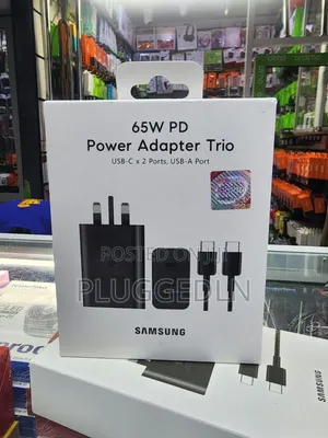 Samsung 65W PD Power Adapter Charger.
