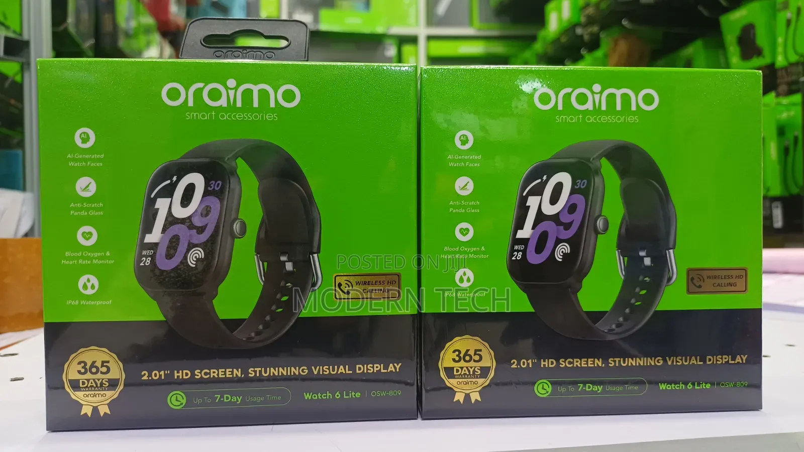 Oraimo Watch 6 Lite 2.01 Smarr Watch OSW-809