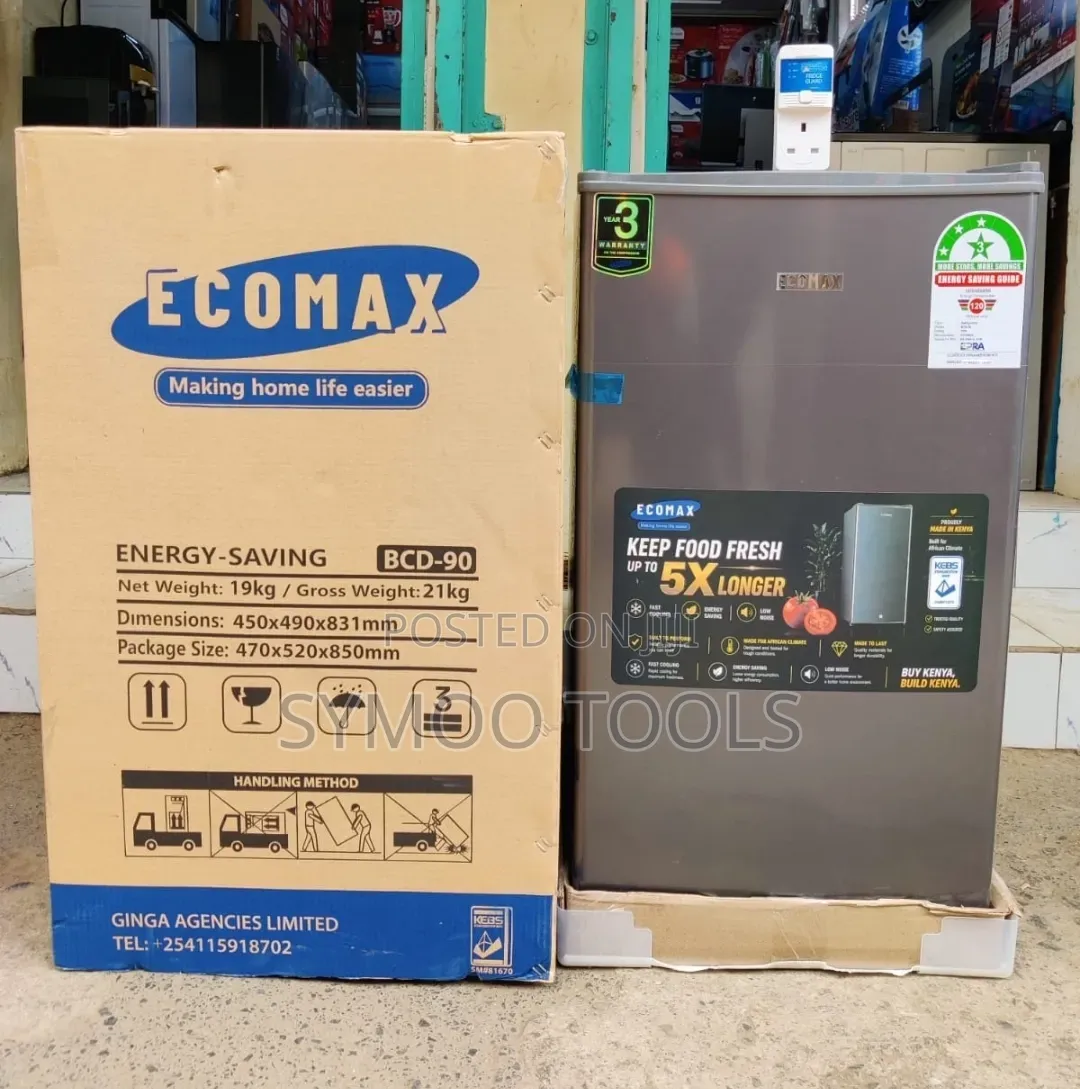 Ecomax 90L Fridge With Free Fridge Guard