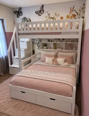L Shaped Double Decker Beds Available on Order