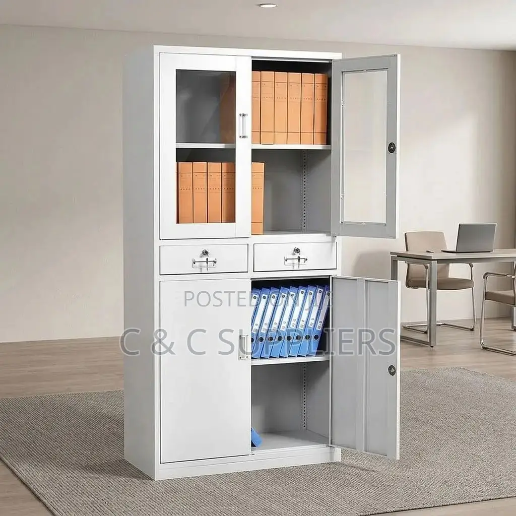 2-Swing Door Metal File Cabinet.