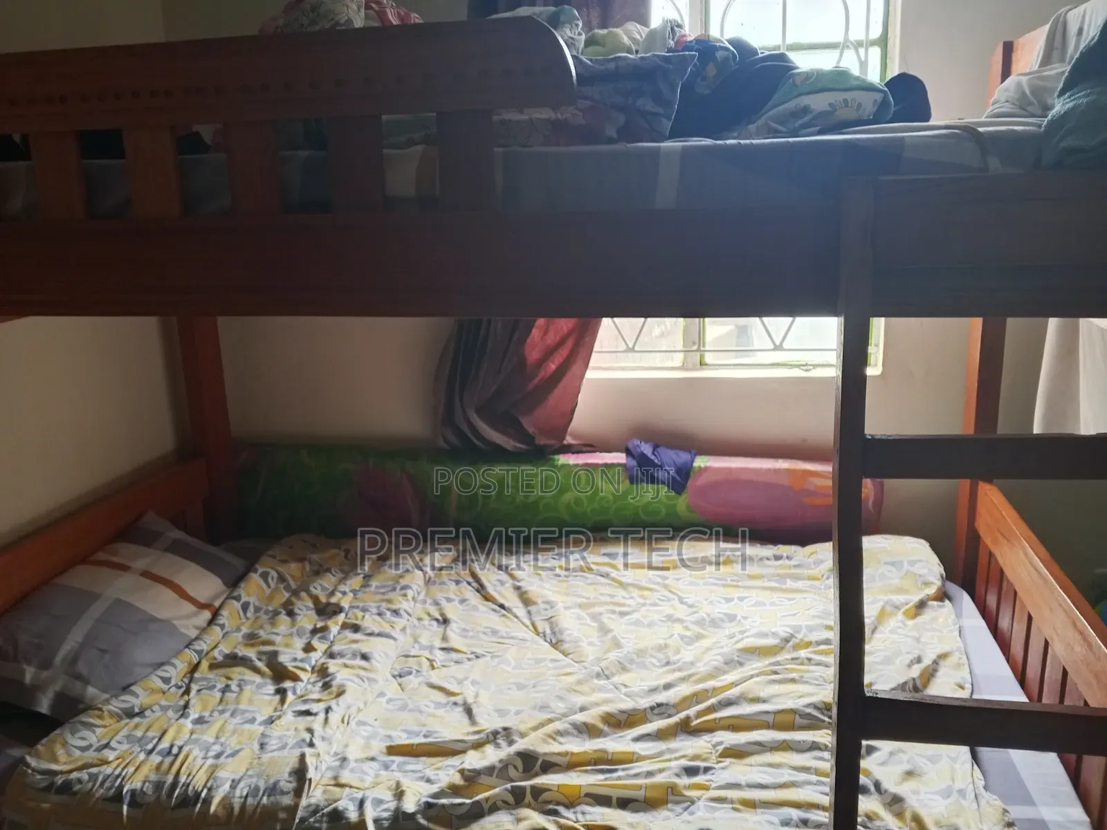 Strong Double Decker Bed (4*6,3 1/2 )With Brand New Mattresses