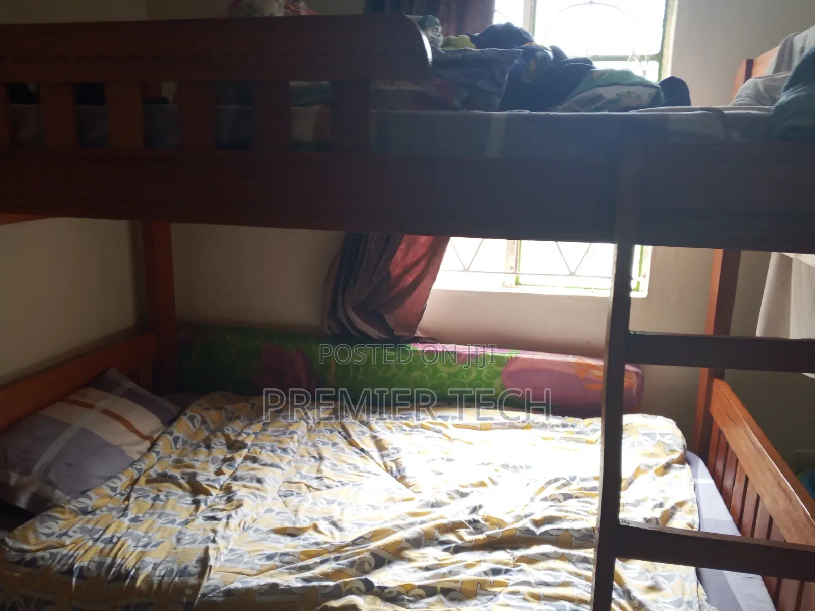 Strong Double Decker Bed (4*6,3 1/2 )With Brand New Mattresses