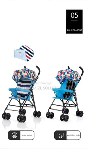 Foldable Baby Stroller – Portable Umbrella Full Canopy Storage Bag