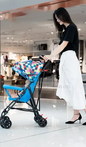 Foldable Baby Stroller – Portable Umbrella Full Canopy Storage Bag